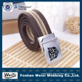 fashionable design men alloy buckle fabric belts strap